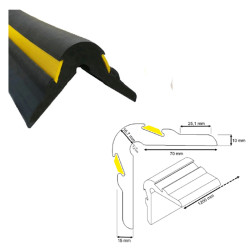 Protection d'angle gomme haute résistance