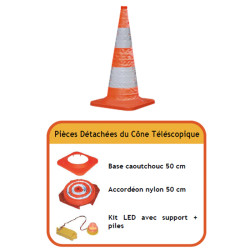 Cone K5a pliable - 50 cm - 75 cm