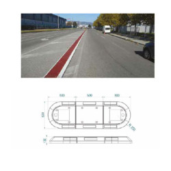 Bordure - terre plein modulable